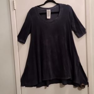 032. Free People A-line Dress Navy Blue Small